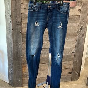 Mavi skinny distressed jeans in size 32